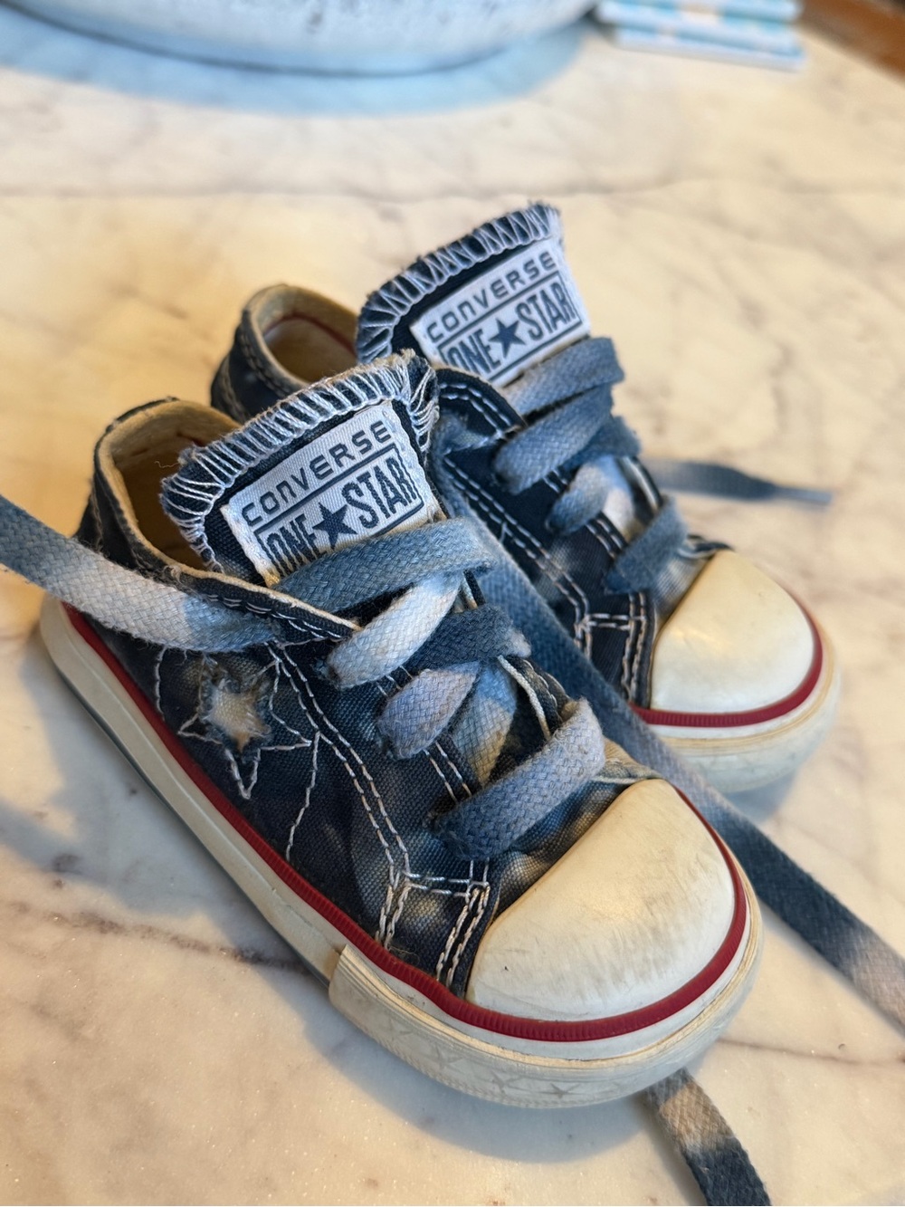 Converse One Star Toddler Flag Navy Blue Low-Top Sneakers 5